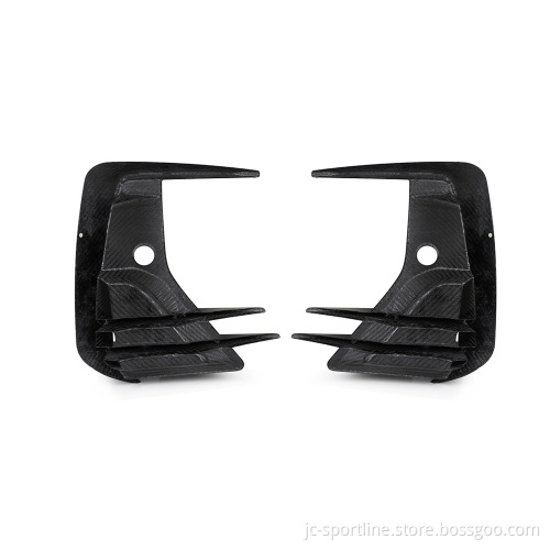 Prepreg Dry Carbon Fiber Front Bumper Canards Vent for BMW IX3 G08I 2023
